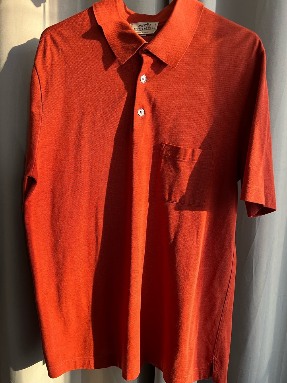 Men's Vintage Orange XL Polo Shirt